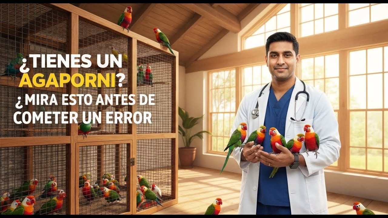 Miniatura del vídeo Cómo cuidar un Agapornis