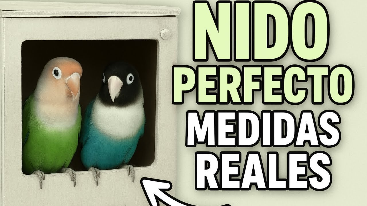 Miniatura del vídeo Nidos para agapornis que uso en mi aviario